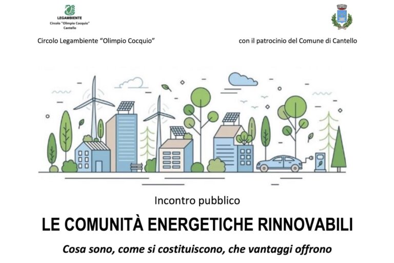 Comunità energetiche rinnovabili: l'incontro pubblico a Cantello